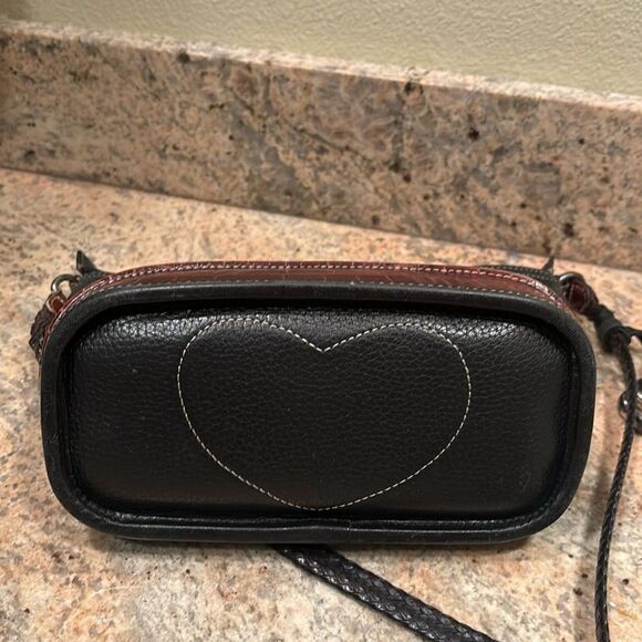 Brighton woman's leather purse. The leather are brown and black - Picture 15 of 16